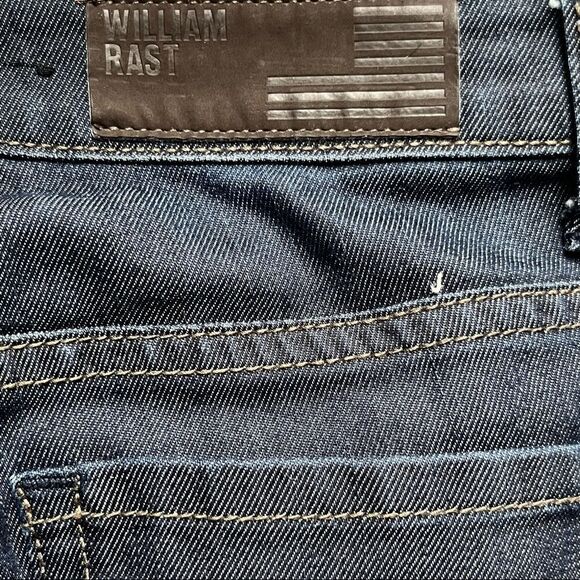 WILLIAM RAST Dark Wash Low Rise Skinny studded jeans Size 28 - Picture 11 of 14